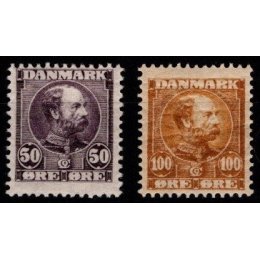 1904 - Danmark - AFA 50 &amp; AFA 51 - Frimærke - Postfrisk.